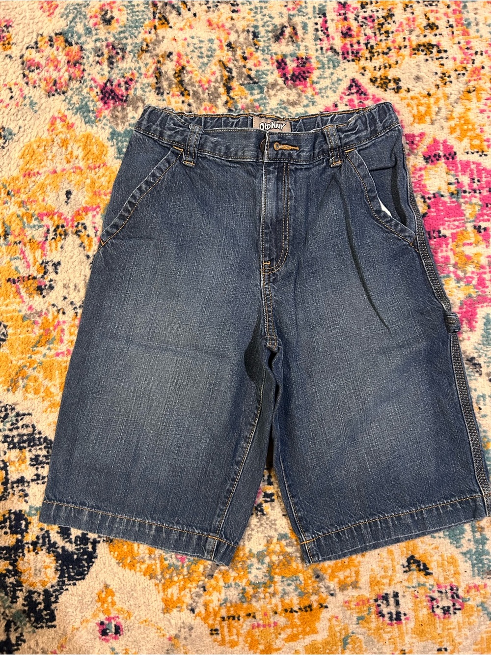 Old Navy Men's Blue Denim Casual Shorts